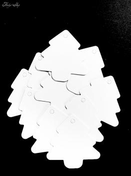 10 Anhängerkarten Tannenbaum